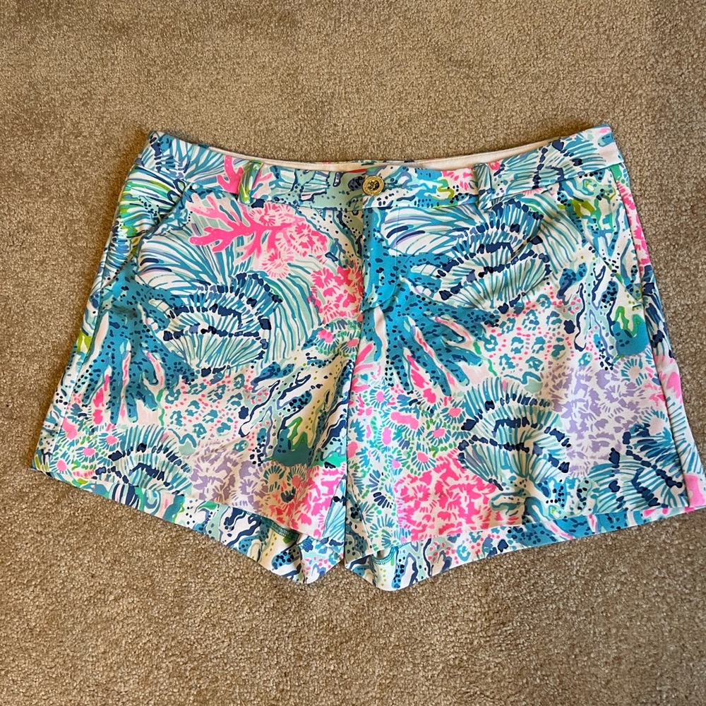 Lilly Pulitzer Women's Fan Sea Print Shorts